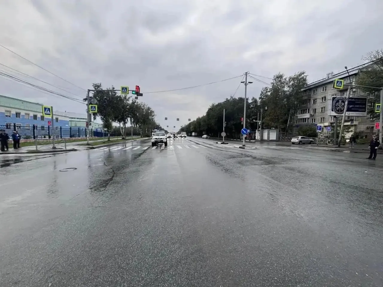 35‑летняя женщина погибла под&nbsp;колесами Nissan на&nbsp;улице Немировича‑Данченко сегодня утром
