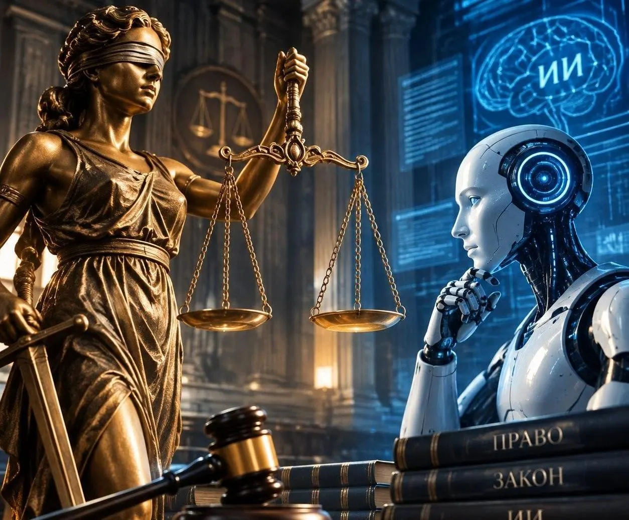 Через год в судах начнётся внедрение систем искусственного интеллекта для поддержки решений судей.