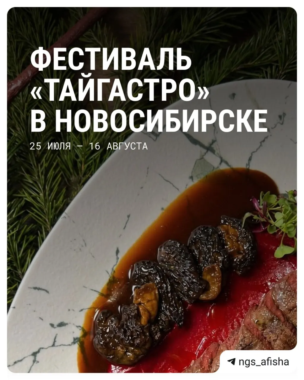 Местные рестораны предлагают сеты из трёх блюд с сибирскими ингредиентами по фиксированной цене — от 2 000 до 3 500 ₽. Фестиваль продлится до 16 августа.