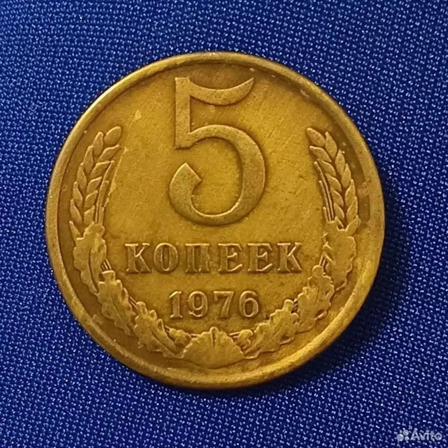 Житель Новосибирска выставил на продажу 5‑копеечную монету 1976 года за 569 250 руб. К лоту прилагается монета 3 копейки 1956 года.